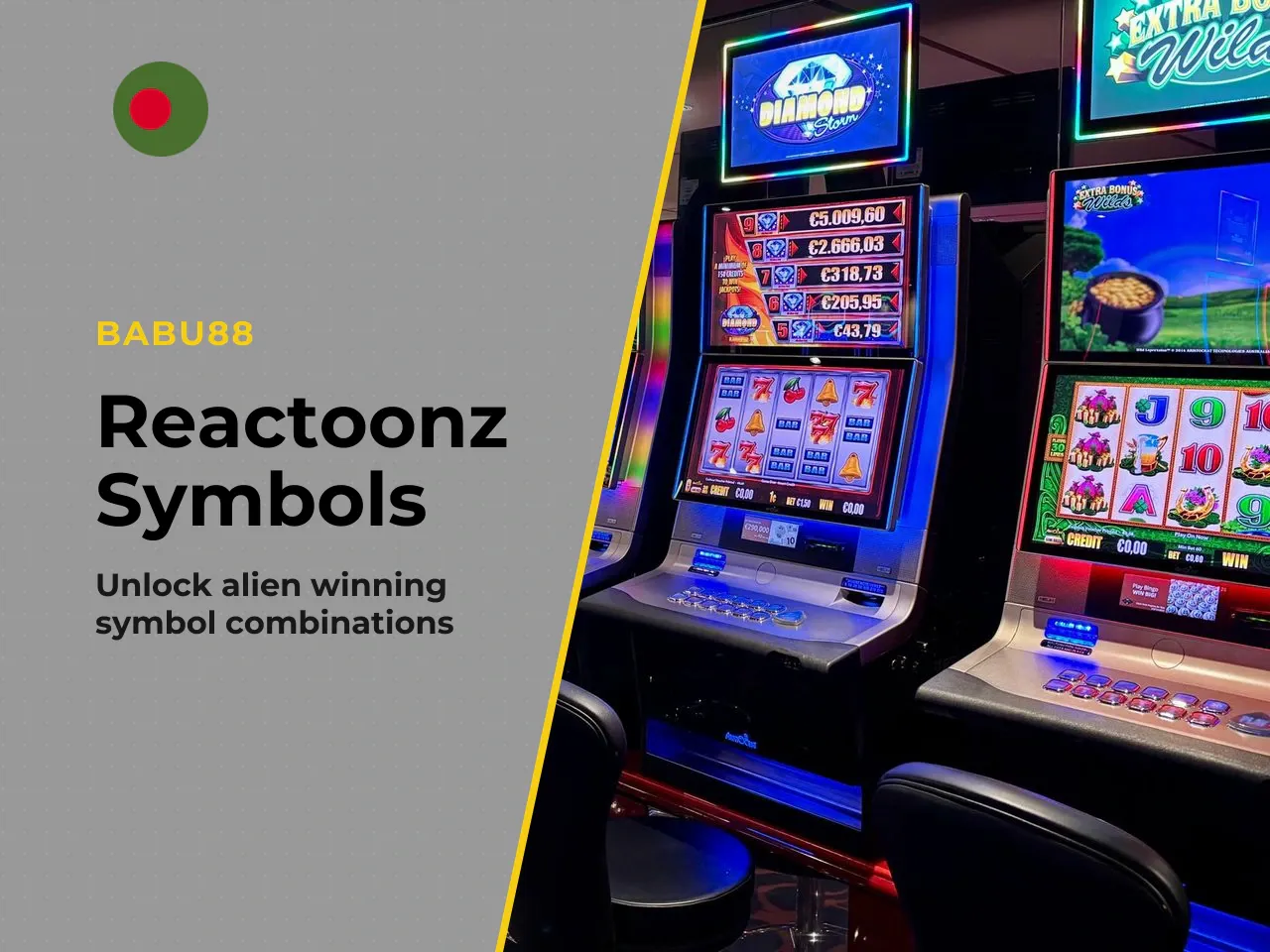 Symbols, Wilds and Alien Theme. Reactoonz features **eight regular alien symbols** divided into two tiers: - **High-value (two-eyed aliens):** Purple, Green, Yellow, Blue — these offer the largest pay