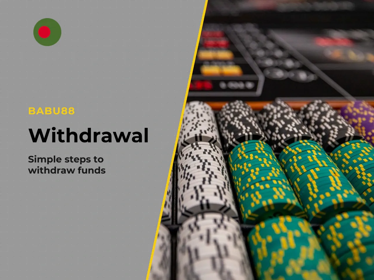 Log In, Open Cashier, and Select a Withdrawal Method. **Pre-Withdrawal Checklist:** - [ ] **Name match:** The name on your Babu88 account matches the name on your e-wallet or bank account exactly. - [