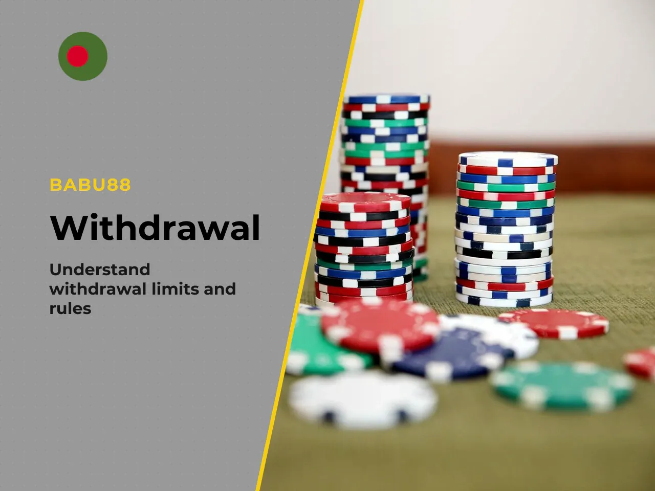 How Minimum Withdrawal Amount Affects Small Cash-Outs. The widely reported minimum withdrawal amount across bKash, Nagad, Rocket, and Upay on Babu88 is **800 BDT**. This threshold matters most for pla