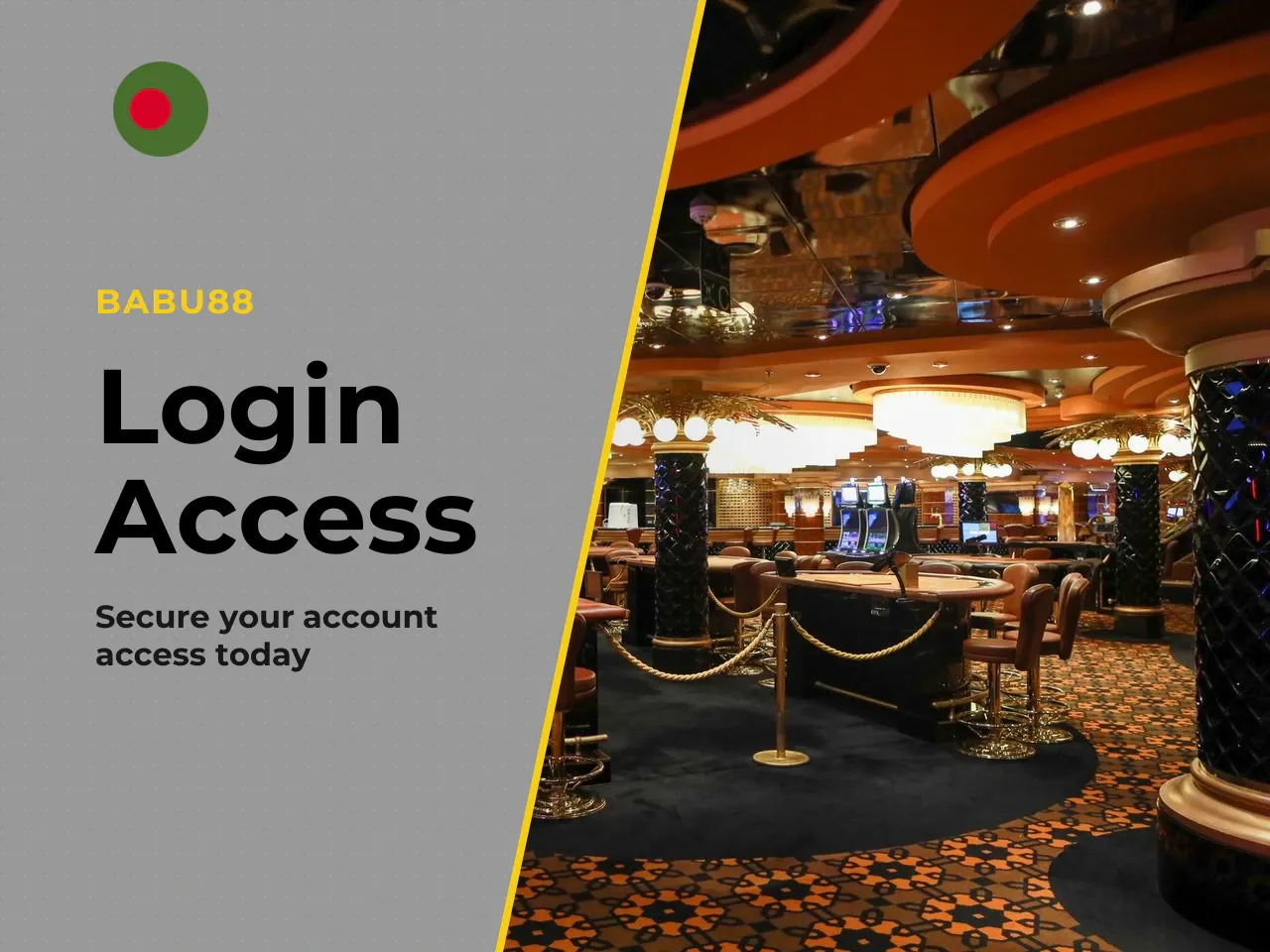 What Is Babu88 Login and Why Your Account Access Matters. Babu88 login is the authentication gate between you and the full platform. Without it, you see the homepage and nothing else. Once you sign in