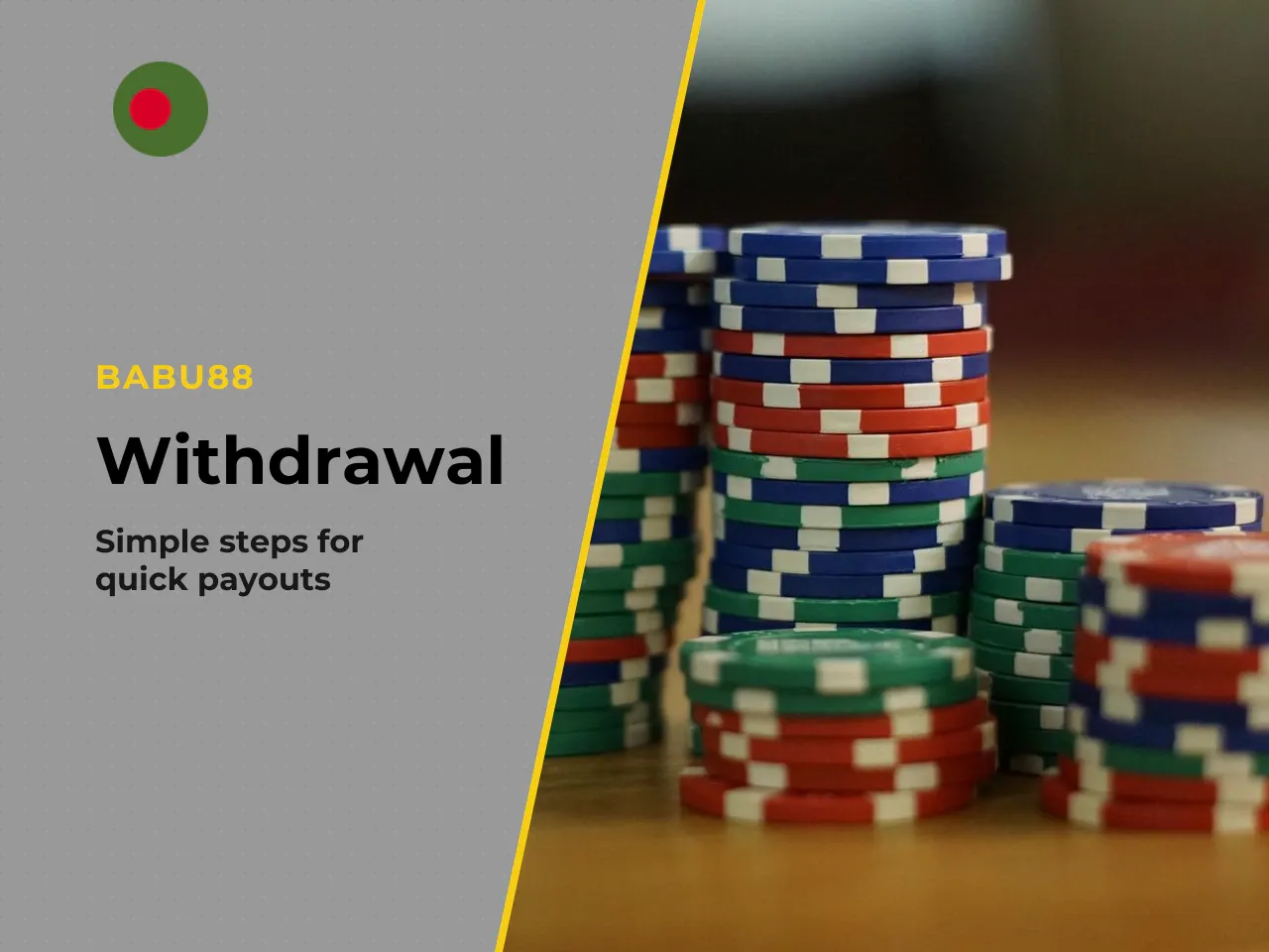 How the Withdrawal Flow Looks in the App. The Babu88 app (available as an Android APK and an iOS PWA) mirrors the website cashier but with a touch-optimized layout. Here is the flow: 1. **Open the Bab