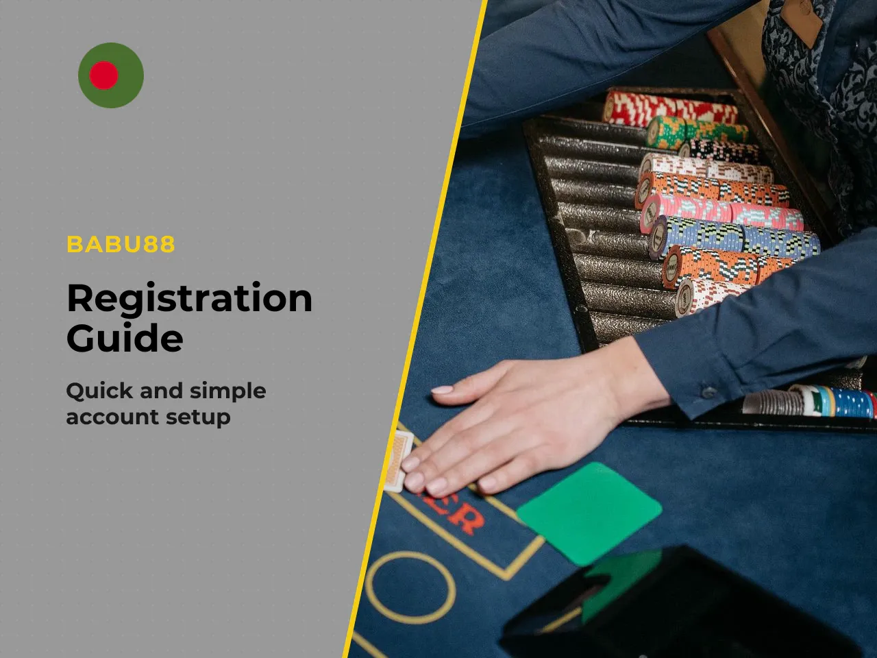 How to Create an Account Through the Babu88 App. Registration is available to users aged 18 and older. The process takes about two minutes: 1. Open the Babu88 app on your device. 2. Tap "Register Now"