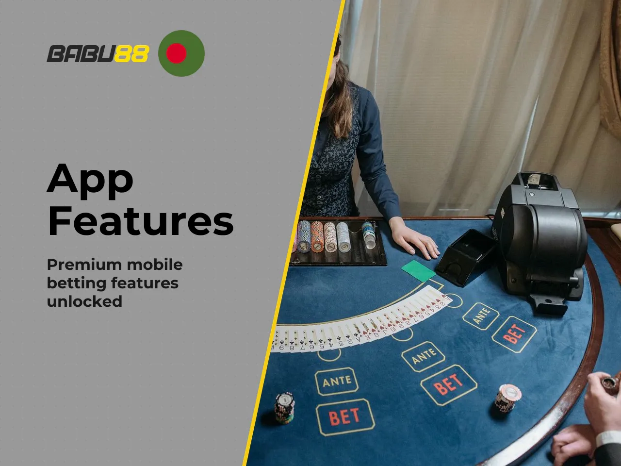 App Features That Matter on Mobile. A few things stand out when you actually use the babu88 app day to day: - **Promotions centre** lets you view, activate, and track bonuses directly. Welcome offers,